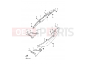 YAMAHA XJ 600 S Diversion XJ600S XJ600 DIVERSION (4BRH) 2001 COUVERCLE LATERAL