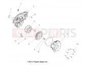 Polaris 2014 RANGER RANGER 800 6X6 - R14HR76AA/AJ ENGINE | ENGINE, STATOR and FLYWHEEL - R14HR76AA/AJ (49RGRSTATOR136X6)