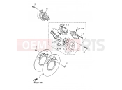 YAMAHA XJ 600 S Diversion XJ600S XJ600 DIVERSION (4BRH) 2001 ETRIER DE FREIN AV