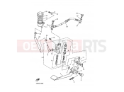 YAMAHA XJ 600 S Diversion XJ600S XJ600 DIVERSION (4BRH) 2001 MAITRE CYLINDRE AR