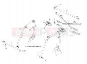 Polaris 2014 RANGER RANGER DIESEL INTL (R14TH90FX) CHASSIS | CHASSIS, CAB FRAME - R14TH90FX (49RGRFRAME108004X4)
