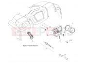 Polaris 2014 RANGER RANGER DIESEL INTL (R14TH90FX) ELECTRICAL | ELECTRICAL, DASH INSTRUMENTS and CONTROLS - R14TH90FX (49RGRDASH11900D)