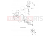 Polaris 2014 RANGER RANGER DIESEL INTL (R14TH90FX) ENGINE | ENGINE, CRANKSHAFT and PISTON - R14TH90FX (49RGRPISTON11DCREW)