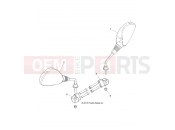 Polaris 2014 RZR RZR XP 1000 INTL (Z14ST1EFX) OPTIONS » OPTIONS, MIRRORS - (49RGRMIRRORS14RZR1KI)
