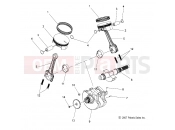 VICTORY BOARDWALK ALL OPTIONS (V14RB36) ENGINE » ENGINE, CRANKSHAFT and PISTON - ALL OPTIONS (49VICPISTON08VEGAS)