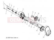 VICTORY VISION ALL OPTIONS (V14SW36) DRIVE TRAIN » DRIVE TRAIN, REVERSE DRIVE ASM., UPPER - ALL OPTIONS (49VICRVSDRVASM09VN)