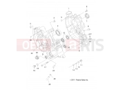 Polaris 2013 ATV SPORTSMAN 400 HO 4X4 - A13MH46AF/AX/MS46AX ENGINE | ENGINE, CRANKCASE - A13MH46AF/AX/MS46AX (49ATVCRANKCASE12400)