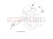 Polaris 2013 ATV SPORTSMAN TOURING 550 EPS - A13DN5EAF/EAR ENGINE | ENGINE, COOLING SYSTEM and WATER PUMP - A13DN5EAF/EAR (49ATVWATERPUMP12SP550)