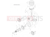 Polaris 2013 ATV SPORTSMAN TOURING 550 EPS - A13DN5EAF/EAR ENGINE | ENGINE, CRANKSHAFT and PISTON - A13DN5EAF/EAR (49ATVCRANKSHAFT09SPXP550)