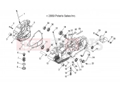 POLARIS PHOENIX 200 (A13PB20AF) ENGINE | ENGINE, CRANKCASE - A13PB20AF (49ATVCRANKCASE10PHX)