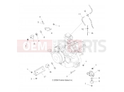Polaris 2013 ATV TRAIL BLAZER 330 (A13NA32AA) ENGINE | ENGINE, MOUNTING - A13NA32AA (49ATVENGINEMTG10TBLZR)