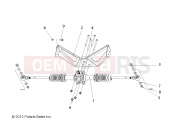 Polaris 2013 LEV GEM ALL OPTIONS - L13G2/4/6 STEERING » STEERING, RACK ASM. - ALL OPTIONS (49STEER13RACK)