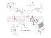 Polaris 2013 RZR RZR S 800 EFI INTL/ISRAEL - R13VE76FX/FI ENGINE | ENGINE, COOLING SYSTEM - R13VE76FX/FI (49RGRCOOL12RZRSI)