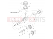 Polaris 2012 ATV SCRAMBLER 500 4X4 (A12NG50AA) ENGINE | ENGINE, CRANKSHAFT and PISTON - A12NG50AA (49ATVCRANKSHAFT08SCRAM)