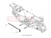 Polaris 2012 ATV SPORTSMAN X2 550 - A12TN55AA/AZ CHASSIS | CHASSIS, MAIN FRAME - A12TN55AA/AZ (49ATVFRAME12SPTRGEPS)