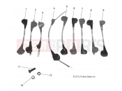 POLARIS GEM E2/EL/ES/E4/E4S/E6/E6S/ELXD - L12G2/4/6/A/D/L/S/GALA ELECTRICAL | ELECTRICAL, BATTERY INTERCONNECTS - L12G2D (49GEMELECTRICAL11BCABLEELXD)
