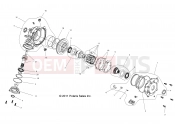 POLARIS RANGER CREW 800 - R12WH76AG/AR/EAH/EAV/EAW DRIVE TRAIN | DRIVE TRAIN, FRONT GEARCASE INTERNALS - R12WH76AG/AR/EAH/EAV/EAW (49RGRGEARCASE1332971)
