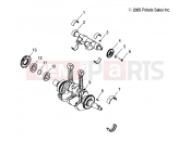 POLARIS RANGER CREW 800 - R12WH76AG/AR/EAH/EAV/EAW ENGINE | ENGINE, CRANKSHAFT - R12WH76AG/AR/EAH/EAV/EAW (4999202259920225D11)