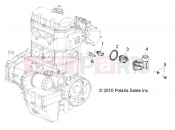 POLARIS RANGER CREW 800 - R12WH76AG/AR/EAH/EAV/EAW ENGINE | ENGINE, THERMOSTAT - R12WH76AG/AR/EAH/EAV/EAW (49RGRTHERMO118004X4)