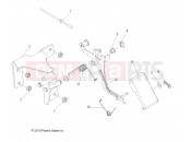 POLARIS RANGER CREW 800 - R12WH76AG/AR/EAH/EAV/EAW ENGINE | ENGINE, THROTTLE PEDAL - R12WH76AG/AR/EAH/EAV/EAW (49RGRTHROTTLE11800CREW)