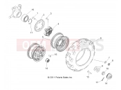 POLARIS RANGER CREW 800 - R12WH76AG/AR/EAH/EAV/EAW WHEELS | WHEELS, FRONT - R12WH76AG/AR/EAH/EAV/EAW (49RGRWHEELFRT12CREW)