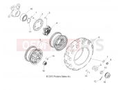 POLARIS RANGER XP 800 - R12TH76/TH7E/TX7E WHEELS | WHEELS, FRONT - R12TH76/TH7E/TX7E ALL OPTIONS (49RGRWHEELFRT118004X4)