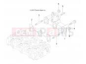 Polaris 2012 RANGER RANGER 900 DIESEL (R12TH90DG) ENGINE | ENGINE, EXHAUST MANIFOLD - R12TH90DG (49RGRMANIFOLD11DCREW)