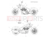 VICTORY HIGHBALL (V12WB36NA) BODY » BODY, DECALS - (49VICDECAL13HB)