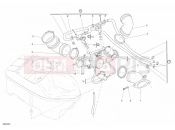 DUCATI 2006 Sportclassic 1000 Single-Seat THROTTLE BODY » INTAKE, CARBURETTOR