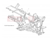 Polaris 2011 ATV SPORTSMAN 400 HO 4X4 - A11MH46AX/AZ CHASSIS | CHASSIS, FRAME - A11MH46AX/AZ (49ATVFRAME11SP500)