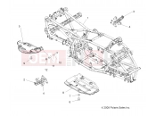 Polaris 2011 ATV OUTLAW 525 IRS (A11GP52AA) CHASSIS | CHASSIS, FRAME - A11GP52AA (49ATVFRAME09OUT525)
