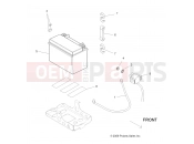 Polaris 2011 ATV OUTLAW 525 IRS (A11GP52AA) ELECTRICAL | ELECTRICAL, BATTERY - A11GP52AA (49ATVBATTERY10OUT525)