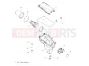 Polaris 2011 ATV OUTLAW 525 IRS (A11GP52AA) ENGINE | ENGINE, AIR INTAKE SYSTEM - A11GP52AA (49ATVAIRBOX08OUT525)