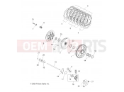 Polaris 2011 ATV OUTLAW 525 IRS (A11GP52AA) ENGINE | ENGINE, CLUTCH - A11GP52AA (49ATVCLUTCH09OUT450)