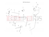 Polaris 2011 ATV OUTLAW 525 IRS (A11GP52AA) STEERING | STEERING, CONTROLS and INDICATOR - A11GP52AA (49ATVCONTROLS09OUT525)