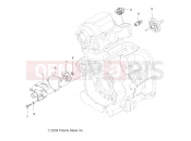 Polaris 2011 ATV SPORTSMAN X2 550 INTL (A11TN55FA) ENGINE | ENGINE, COOLING SYSTEM and WATER PUMP - A11TN55FA (49ATVWATERPUMP09SPXP550)