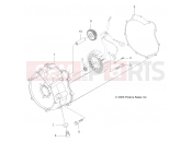 Polaris 2011 ATV SPORTSMAN X2 550 INTL (A11TN55FA) ENGINE | ENGINE, MAGNETO COVER - A11TN55FA (49ATVMAGNETOCVR09SPXP550)