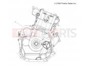 Polaris 2011 ATV SPORTSMAN X2 550 INTL (A11TN55FA) ENGINE | ENGINE, SHORT BLOCK - A11TN55FA (49ATVENGINE09SPXP550)