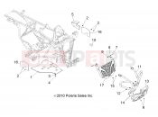 Polaris 2011 ATV SCRAMBLER 500 4X4 INTL (A11NG50FA) CHASSIS | CHASSIS, FRONT BUMPER - A11NG50FA (49ATVBUMPER11SCRAMI)