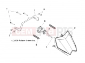 Polaris 2011 ATV SCRAMBLER 500 4X4 INTL (A11NG50FA) ELECTRICAL | ELECTRICAL, HEADLIGHT - A11NG50FA (49ATVHEADLIGHT10TBI)