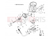 Polaris 2011 ATV SCRAMBLER 500 4X4 INTL (A11NG50FA) ENGINE | ENGINE, CARBURETOR, LOWER - A11NG50FA (4999201549920154D02)