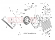 Polaris 2011 ATV SCRAMBLER 500 4X4 INTL (A11NG50FA) ENGINE | ENGINE, COOLING SYSTEM - A11NG50FA (49ATVCOOL10SCRAM)