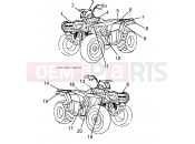 Polaris 2011 ATV SPORTSMAN 90 (A11FA09AA) BODY | BODY, DECALS - A11FA09AA (49ATVDECAL09SP90)