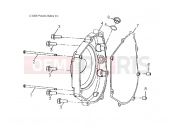 Polaris 2011 ATV SPORTSMAN 90 (A11FA09AA) ENGINE | ENGINE, CRANKCASE COVER, RH - A11FA09AA (49ATVCRANKCASECVRRH07OTLW90)