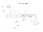 Polaris 2011 ATV TRAIL BOSS 330 INTL (A11EA32FA) STEERING | STEERING, STEERING LOCK - A11EA32FA (49ATVSTEERINGLOCK09SP500TR)
