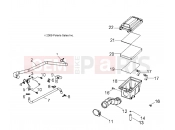 POLARIS OUTLAW 50 - A11KA05AB/AD ENGINE | ENGINE, AIR INTAKE SYSTEM - A11KA05AB/AD (49ATVAIRBOX10OUT50)