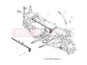 Polaris 2011 ATV SPORTSMAN FOREST 550 (A11ZX55FF) CHASSIS | CHASSIS, MAIN FRAME - A11ZX55FF (49ATVFRAME11SPEPS550)