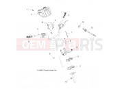 Polaris 2011 ATV SCRAMBLER 500 4X4 (A11NG50AA) STEERING | STEERING, HANDLEBAR and CONTROLS - A11NG50AA (49ATVHANDLEBAR10TB)