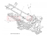 Polaris 2011 ATV SPORTSMAN TOURING 500 HO - A11DH50AX/AZ CHASSIS | CHASSIS, FRAME - A11DH50AX/AZ (49ATVFRAME11SPTRG500)
