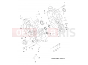 Polaris 2011 ATV SPORTSMAN FOREST TRACTOR 500 EFI (A11MN50ET) ENGINE | ENGINE, CRANKCASE - A11MN50ET (49ATVCRANKCASE11SP500)